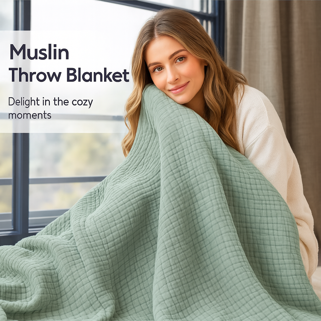 Meet the CloudLoft™ Muslin Blanket